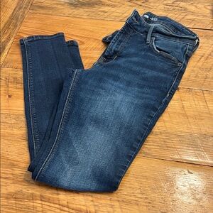 Old Navy Rockstar Super Skinny Jeans - Dark Blue with Contrast Stitching